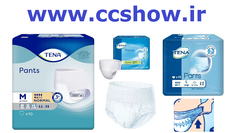 پوشک بزرگسال شورتی تنا سایز متوسط 10 عددی